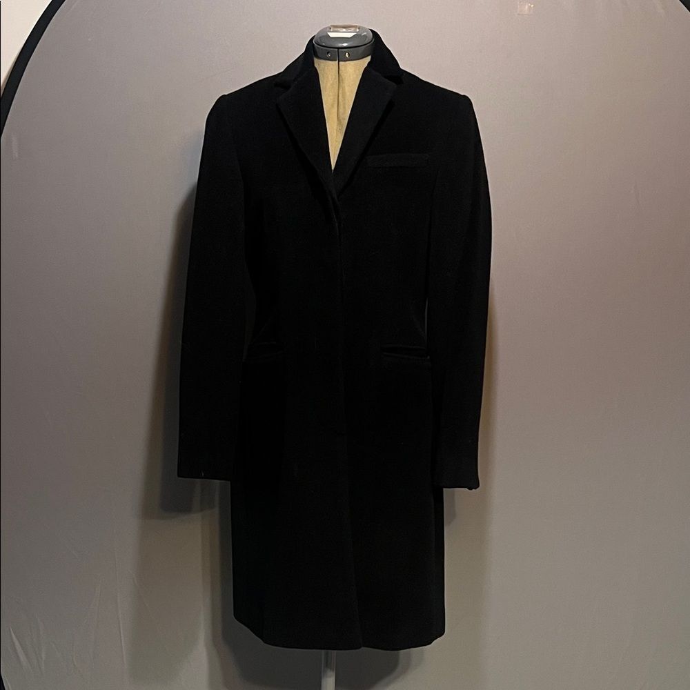 American Living Women's Black Pea Coat